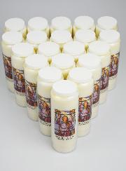 Lot de 20 Bougies de Neuvaine à Sainte Jeanne d'Arc