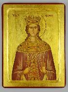 Icône Byzantine Sainte Irène de Thessalonique - 30 cm