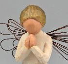 Ange Willow Tree - Ange de la Prière (Angel of Prayer) - 14 cm