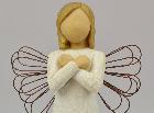 Ange Willow Tree - Signe d'Amour (sign for love) - 14 cm