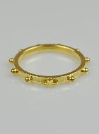 Bague Religieuse Dizainier Dorée - Taille 54