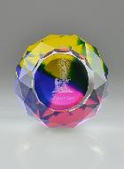 Bloc Boule de Cristal Notre Dame de Lourdes - 4 cm