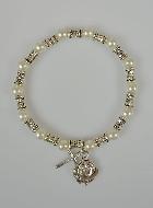 Bracelet Chapelet de Lourdes Nacre et Argent