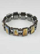 Bracelet des Saints Protecteurs - Hématite Noire