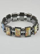 Bracelet des Saints Protecteurs Noir