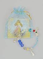 Bracelet Religieux Cadeau Enfant de Communion - Bleu