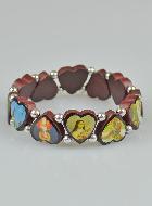 Bracelet Religieux Coeur des Saints Protecteurs