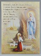 Cadre en Toile Apparition Notre Dame de Lourdes - 40 cm