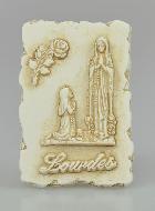 Cadre Souvenir Apparitions de Notre Dame de Lourdes - 7 cm