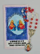 Chapelet des 2 Coeurs Unis de Jésus et Marie