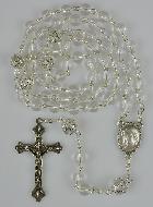 Chapelet de Lourdes en Perles de Cristal - 55 cm