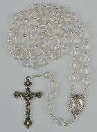 Chapelet de Lourdes en Perles de Cristal - 50 cm