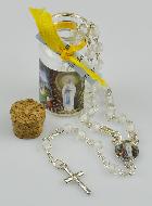 Chapelet Enfant en Perles de Cristal Blanc - Coffret cadeau