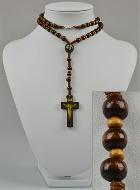 Chapelet Fashion Collier en Bois