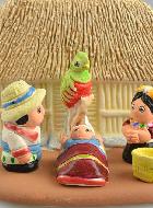 Crèche de Noël du Monde - Nativité Guatemala