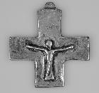 Croix du Christ Moderne en Etain Véritable