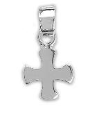 Croix en Argent Carrée - 8 mm