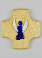 Croix Enfant en Bois d'Erable - Ange-Gardien de Victoire