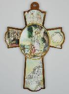 Crucifix Croix Ange-Gardien Protecteur en Bois