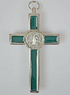 Croix de Saint Benoit - Métal Vert