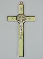 Croix de Saint Benoit 20cm - Métal Fluo