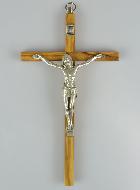 Crucifix en Bois d'Olivier - 16 cm