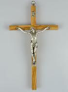 Crucifix en Bois d'Olivier - 20 cm