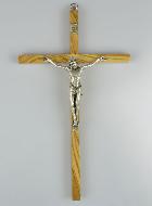 Crucifix en Bois d'Olivier - 24 cm