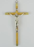 Crucifix en Bois d'Olivier et Christ