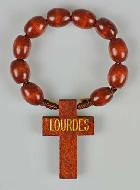 Dizainier en Bois Croix de Lourdes