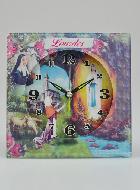 Horloge des Apparitions de Notre Dame de Lourdes - 12 cm