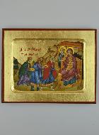 Icône Byzantine Les Rois Mages - 17 cm