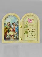 Icône Diptyque Sainte Famille + Prière de Bénédiction
