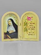 Icône Diptyque Sainte Rita + Prière de Bénédiction
