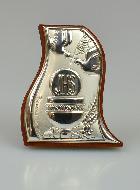 Icône du Christ Eucharistie en Argent sur Bois - Première Communion