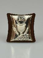 Icône Eucharistie en Argent sur Bois - Première Communion