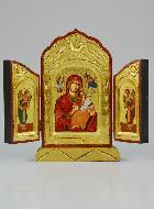 Icône Triptyque Vierge du Perpétuel Secours - 26 cm