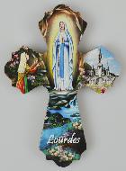 Magnet Croix Notre Dame de Lourdes