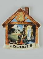 Magnet en Céramique de Notre Dame de Lourdes