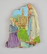 Magnet Notre Dame de Lourdes et Sainte Bernadette