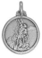 Médaille de Baptême Saint Michel en Argent 925/1000