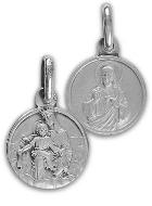 Médaille de Baptême Scapulaire en Argent 925/1000 - 12 mm