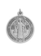 Médaille de Saint Benoît en Métal - 3.6 cm