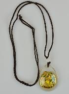 Médaille Goutte en Verre - Sainte Famille - sur Cordon