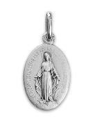 Médaille Miraculeuse en Argent Massif - 15 mm