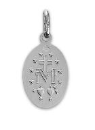 Médaille Miraculeuse en Argent Massif - 15 mm