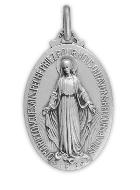 Médaille Miraculeuse en Argent Massif - 21 mm