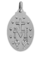 Médaille Miraculeuse en Argent Massif - 21 mm