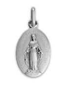 Médaille Miraculeuse en Argent Massif 925/1000 - 17 mm