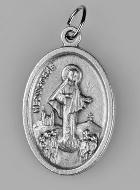Médaille Religieuse Notre Dame de Medjugorje Argentée